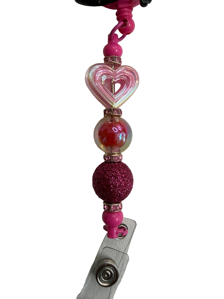 Pink Scream Bae Badge Reel - Uglybae
