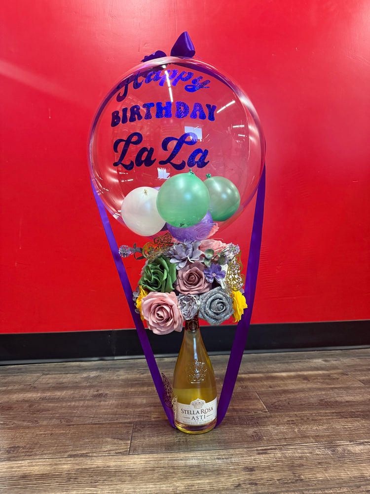 Standard Custom Wine Balloon Bouquet - Uglybae