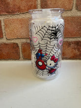 Load image into Gallery viewer, Spidey Bae x Hello Kitty Tumbler β 16oz Plastic