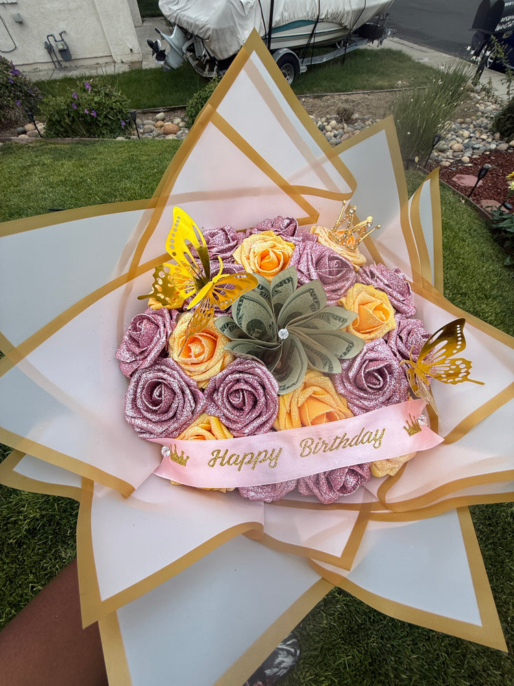 Luxury $100 Money Rose Bouquet