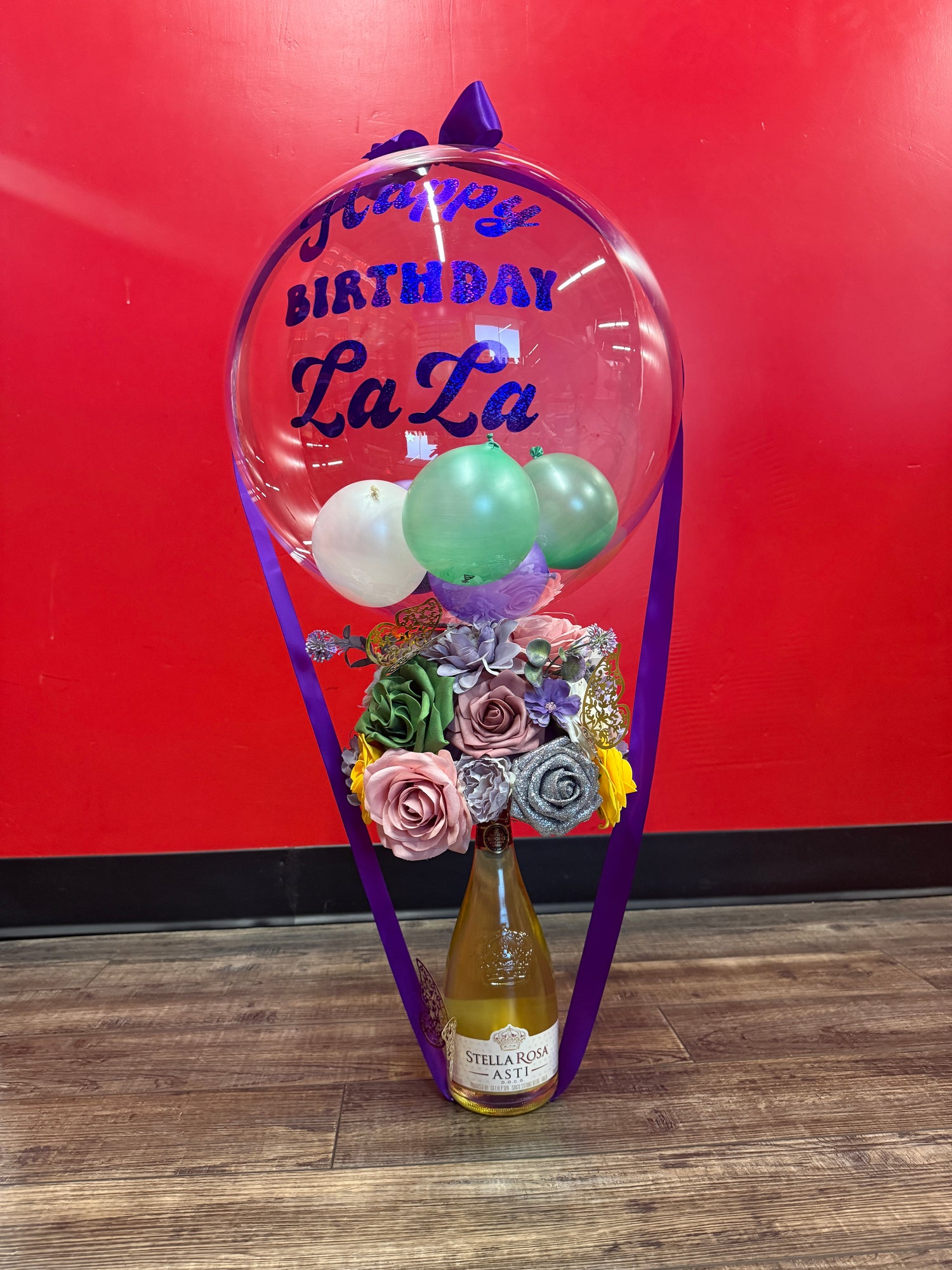 Standard Custom Wine Balloon Bouquet - Uglybae