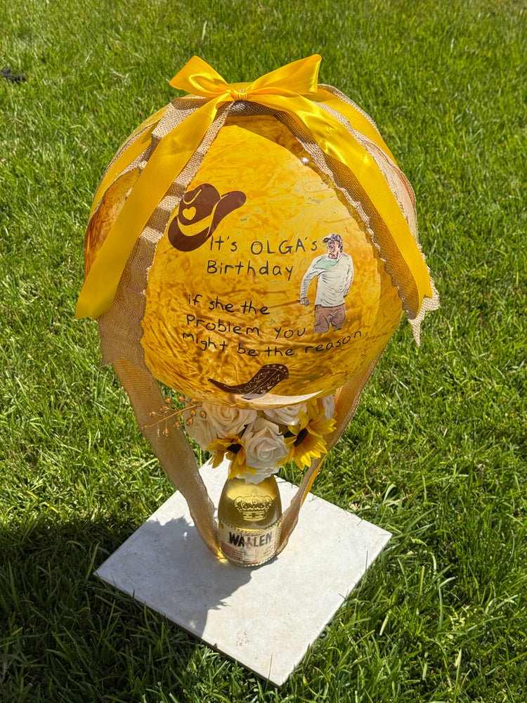 Deluxe Custom Wine Balloon Bouquet