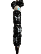 Load image into Gallery viewer, Black Tie Butterfly Drip Pen

