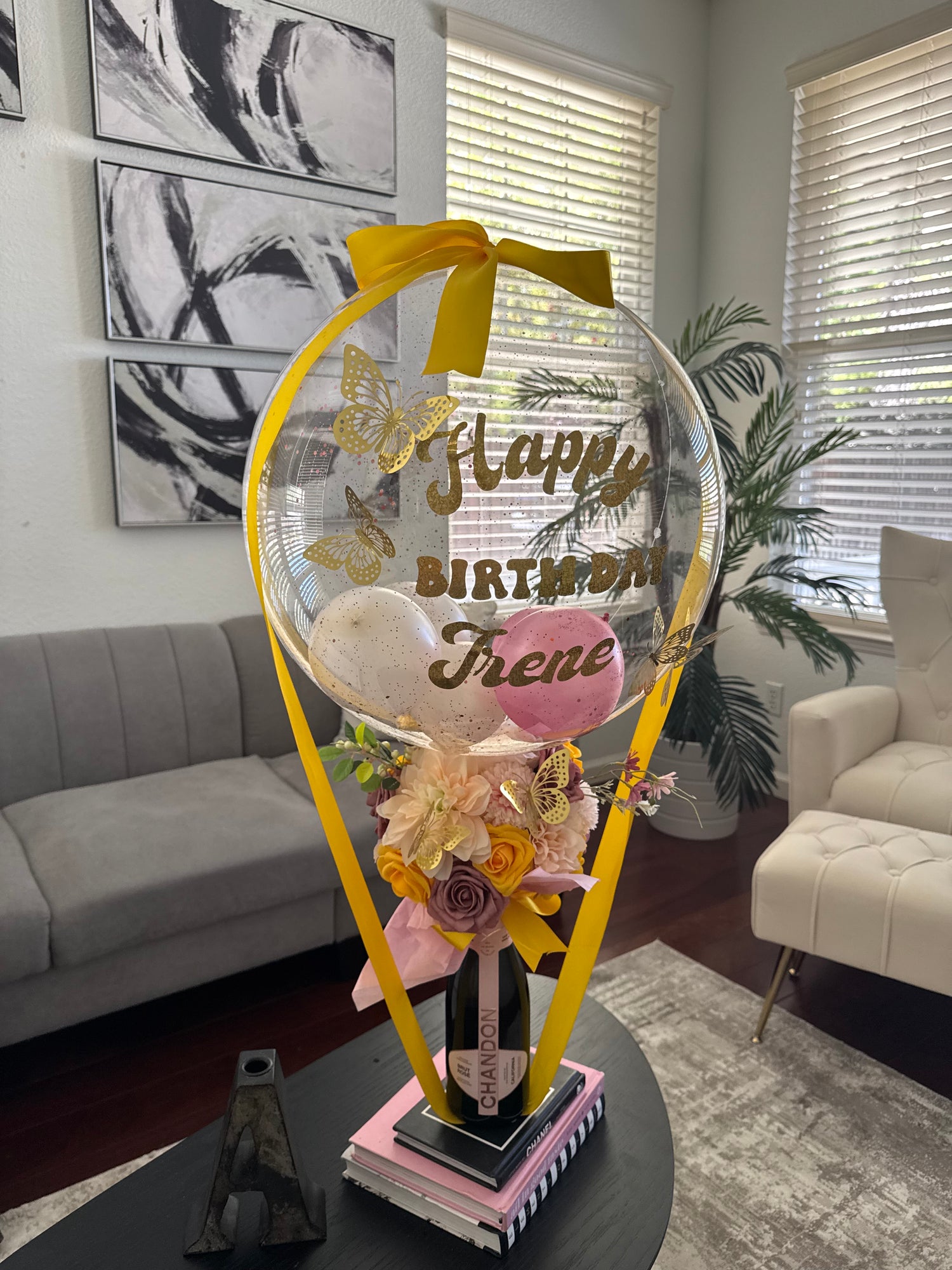 Standard Custom Wine Balloon Bouquet - Uglybae