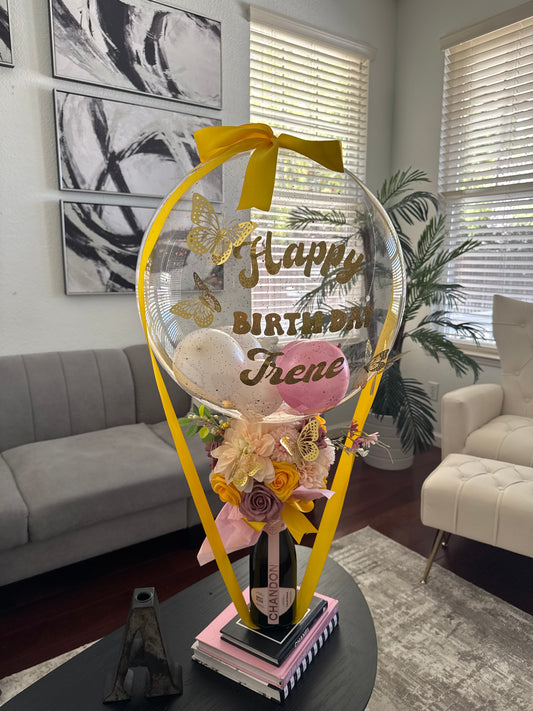 Standard Custom Wine Balloon Bouquet - Uglybae