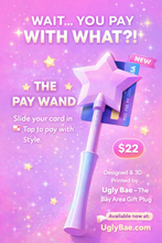 Load image into Gallery viewer, Star Pay Wand – Tap-to-Pay Credit Card Holder
