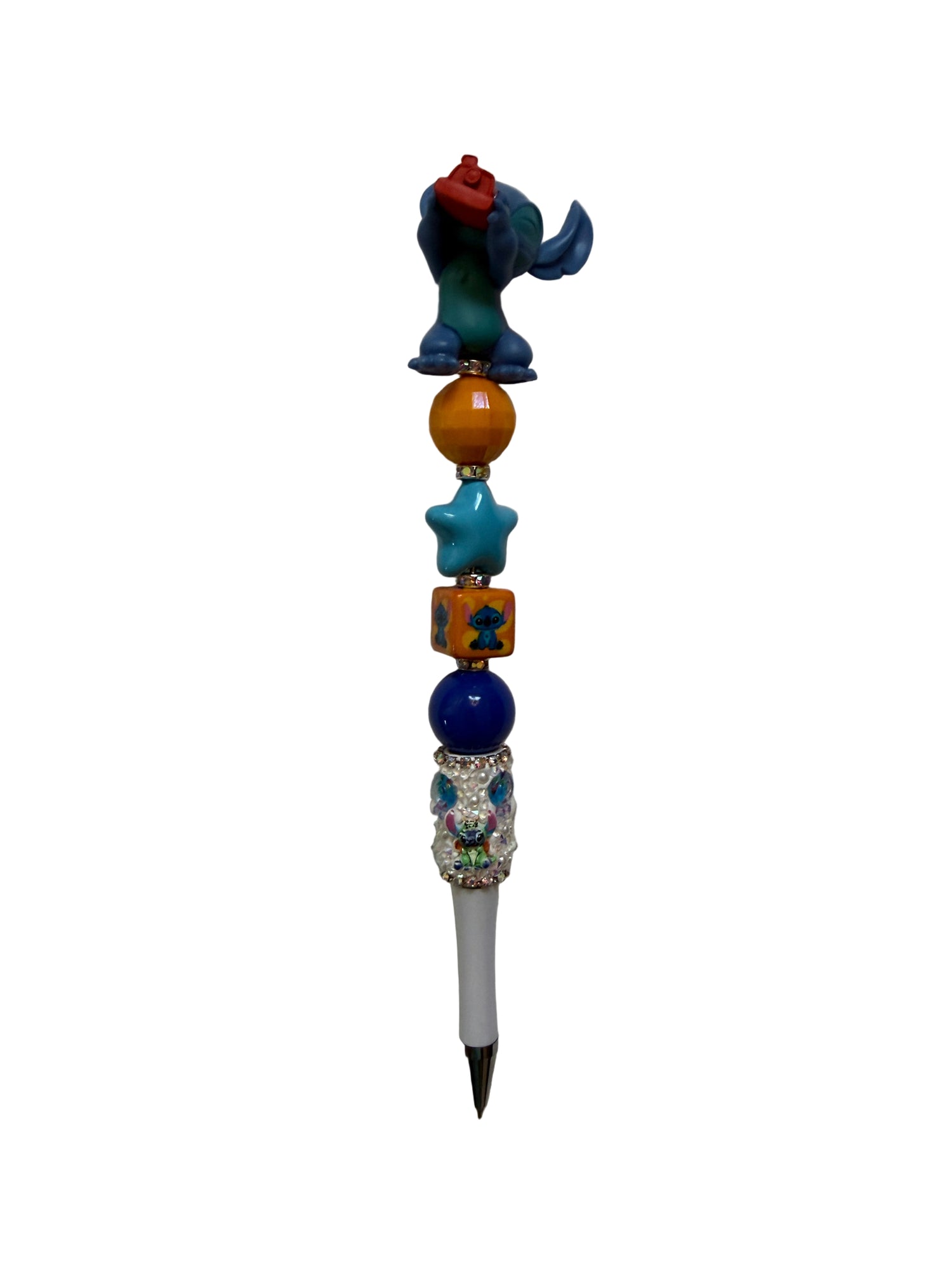 Blue Stitch Drip Badge Reel - Uglybae
