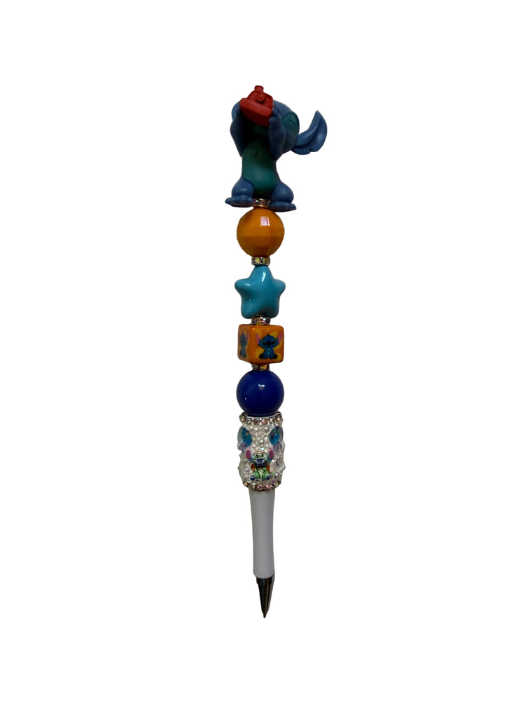 Blue Stitch Drip Badge Reel - Uglybae