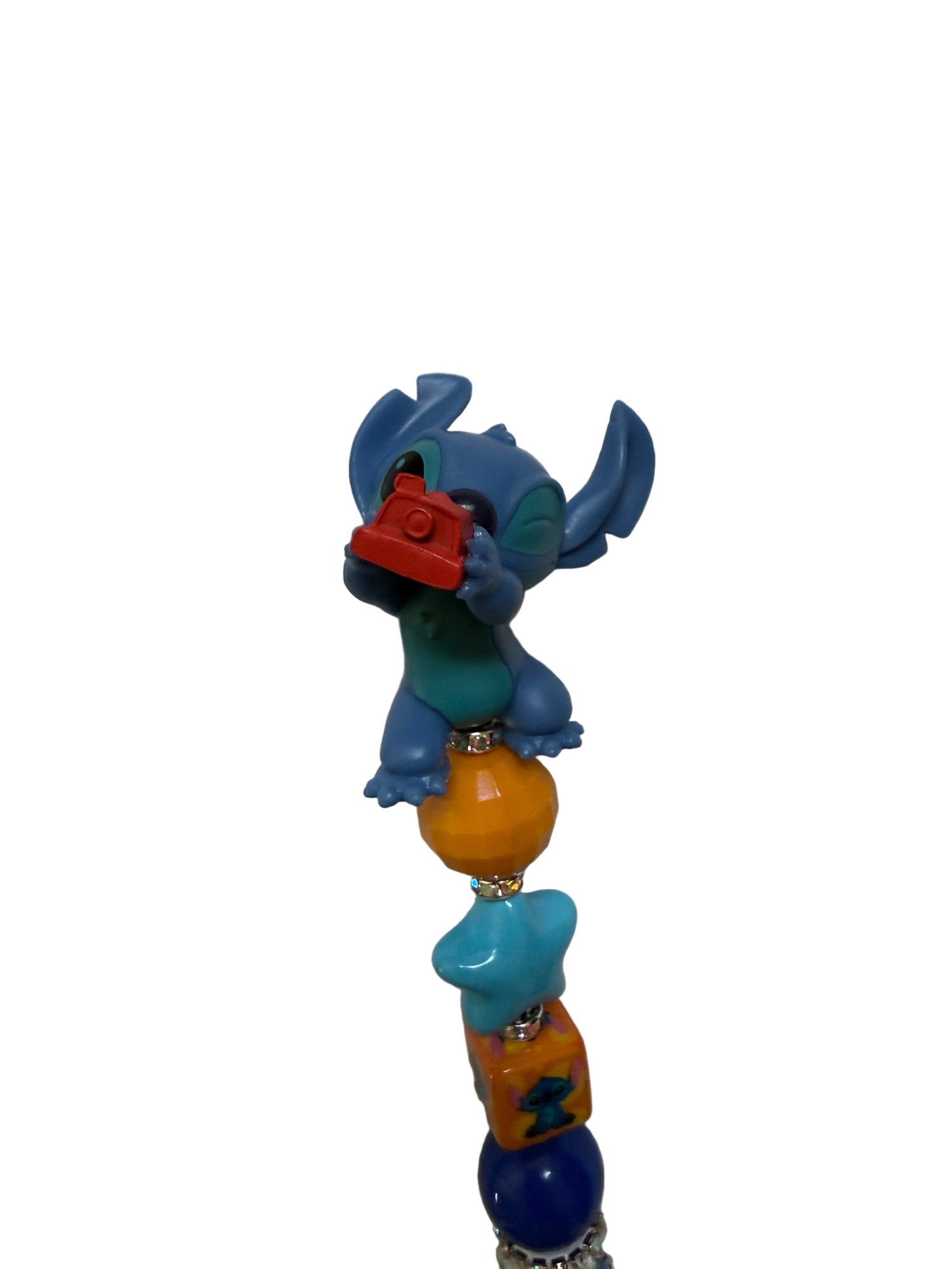 Blue Stitch Drip Badge Reel - Uglybae