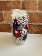 Load image into Gallery viewer, Spidey Bae x Hello Kitty Tumbler – 16oz Plastic
