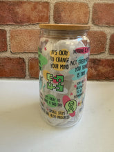 Load image into Gallery viewer, Mental Health Matters Affirmation Tumbler – 16oz Plastic
