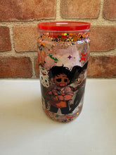 Load image into Gallery viewer, Cute But Deadly Horror Snowglobe Tumbler – 16oz Plastic
