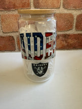 Load image into Gallery viewer, Patriotic Raiders Tumbler – 16oz Glass
