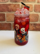 Load image into Gallery viewer, Horror Icons Blood Tumbler – 16oz Snowglobe Plastic
