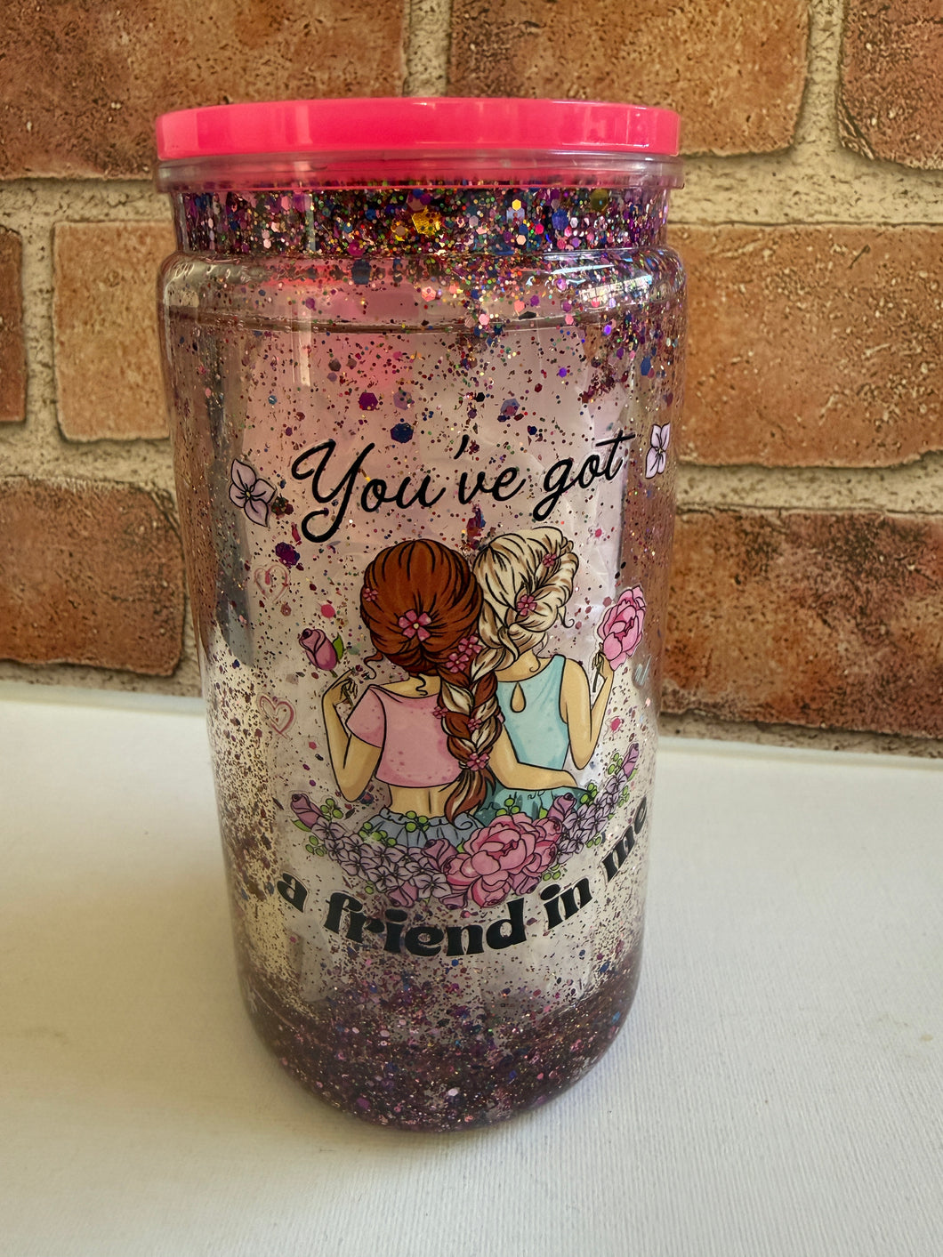 You’ve Got a Friend in Me Snowglobe Tumbler – 16oz Plastic