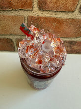 Load image into Gallery viewer, Horror Mugshot Blood Snowglobe Tumbler – 16oz Plastic (Discounted)
