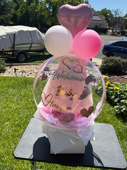 Custom Stuffed Baby Balloon Gift Box