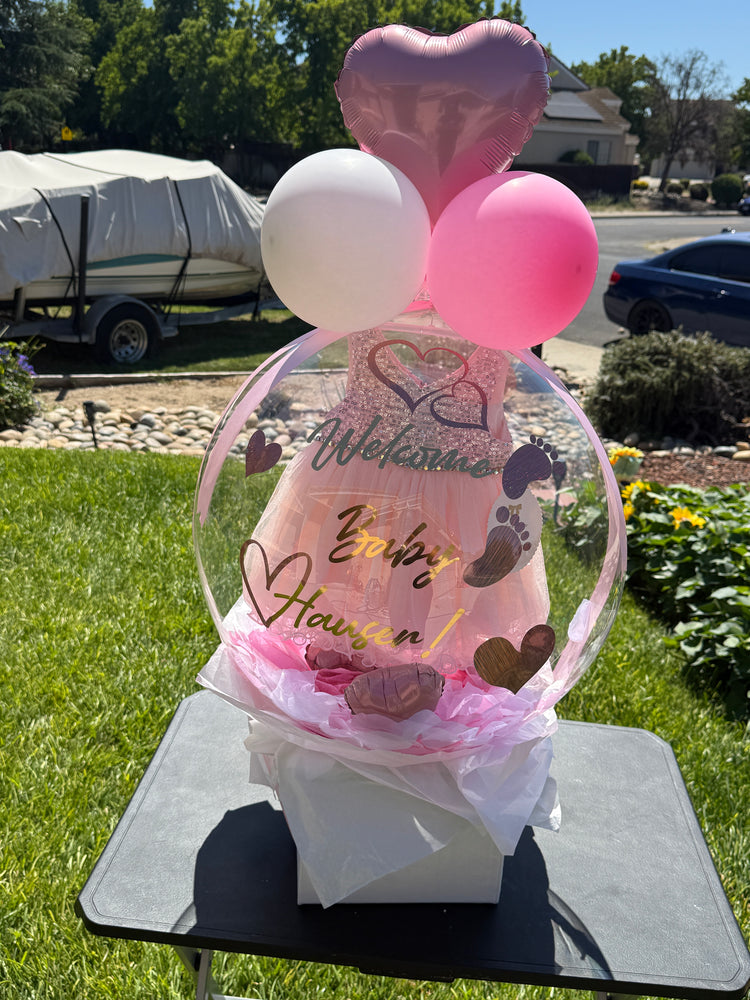 Custom Stuffed Baby Balloon Gift Box