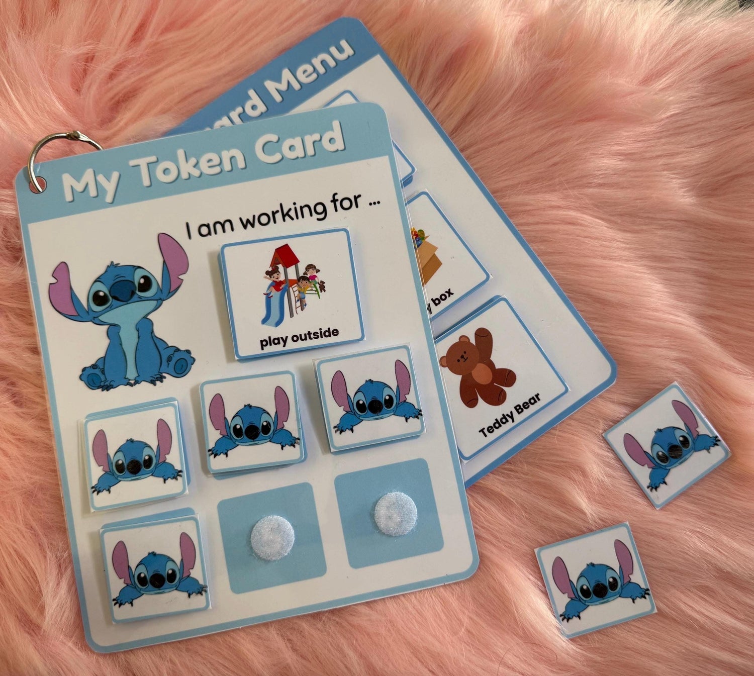 Custom Token Chart with Velcro – Visual Reward System for Kids