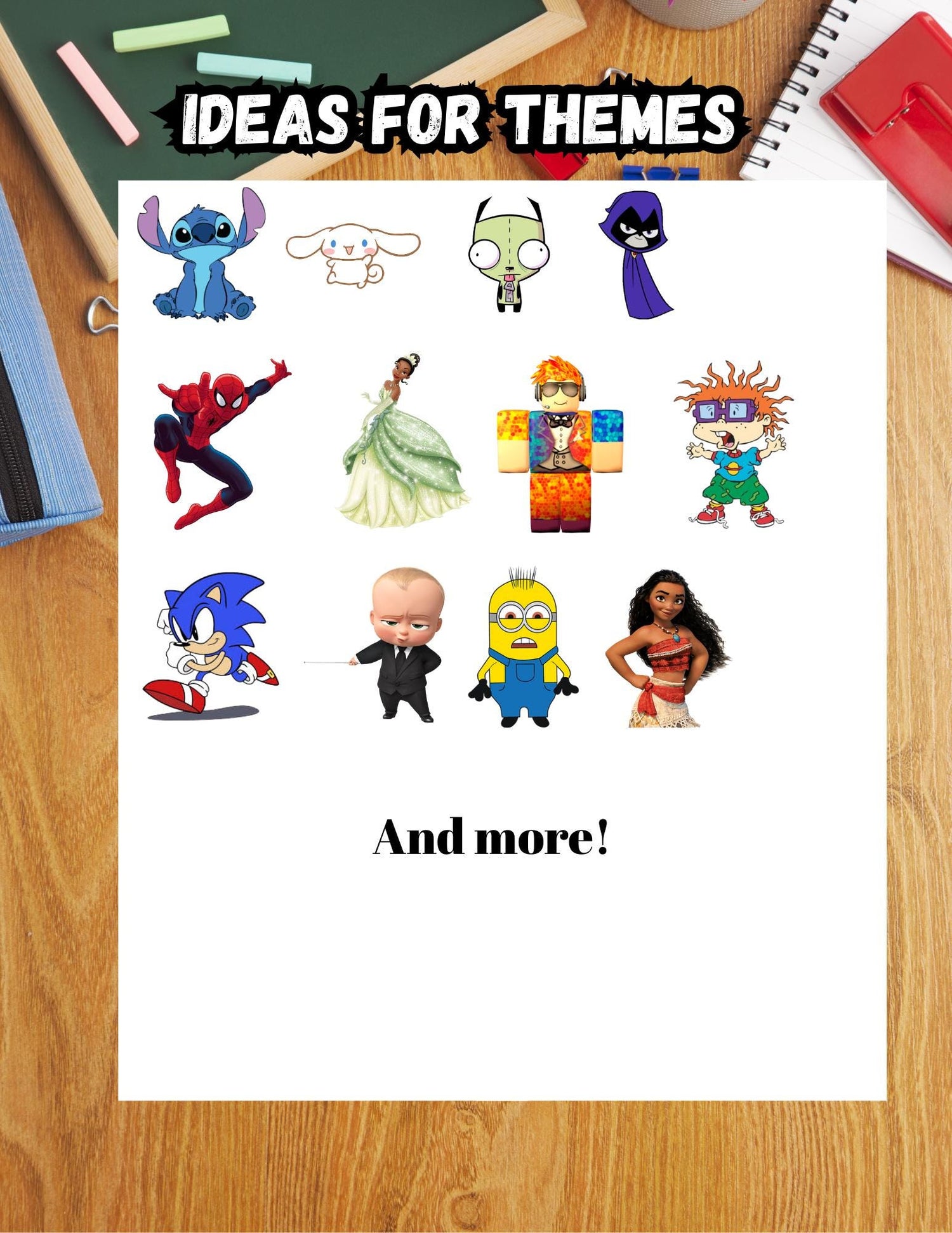 Custom Token Chart with Velcro – Visual Reward System for Kids