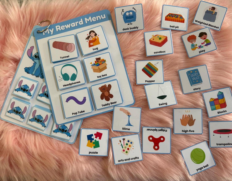 Custom Token Chart with Velcro – Visual Reward System for Kids
