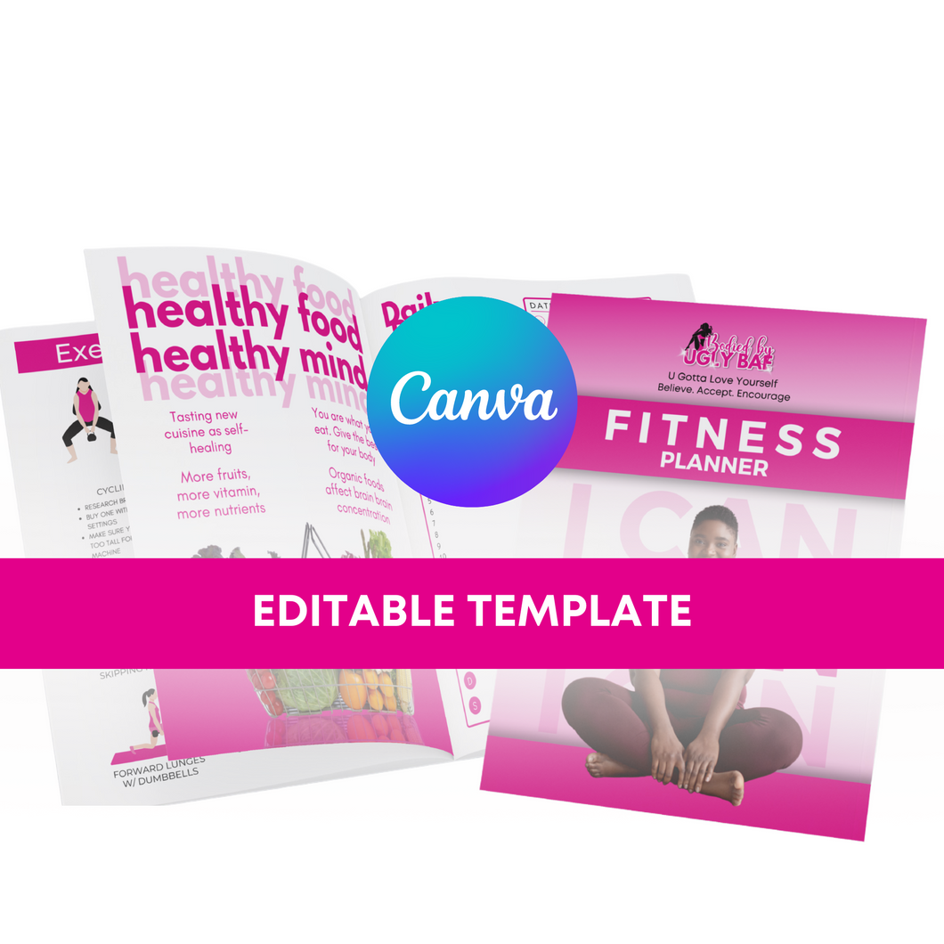 Editable Template Fitness Journal