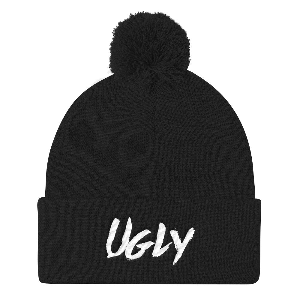 Ugly Pom Pom Knit Cap